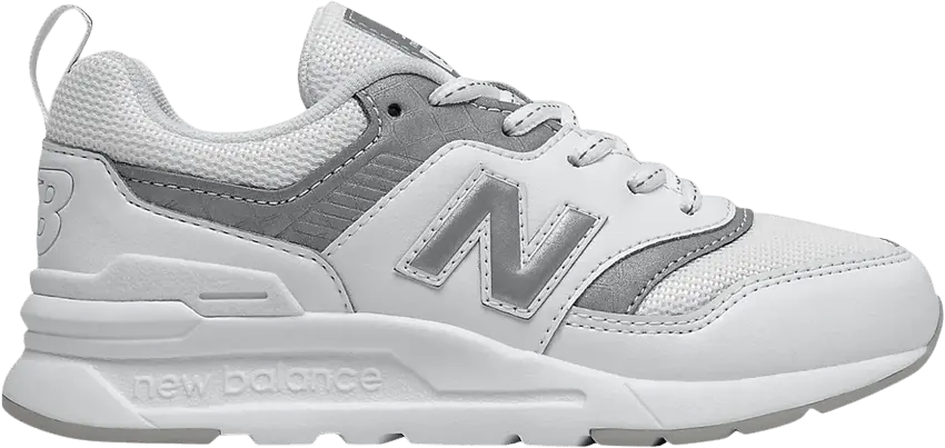  New Balance 997H Little Kid &#039;Munsell White Silver&#039;