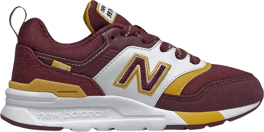  New Balance 997H Little Kid &#039;Burgundy Gold&#039;