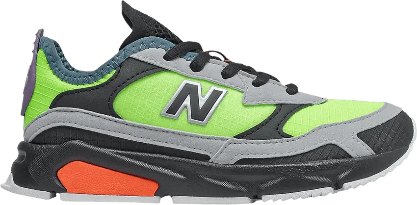  New Balance X-Racer Little Kid &#039;Energy Lime Black&#039;