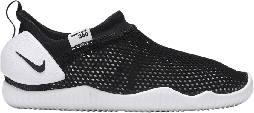  Nike Aqua Sock 360 Black White (GS)