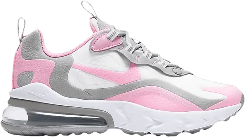  Nike Air Max 270 React White Pink (GS)