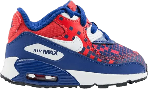  Nike Air Max 90 Premium Mesh TD &#039;Deep Royal Crimson&#039;