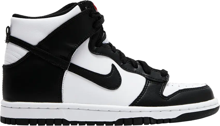  Nike Dunk High GS &#039;Black White&#039;