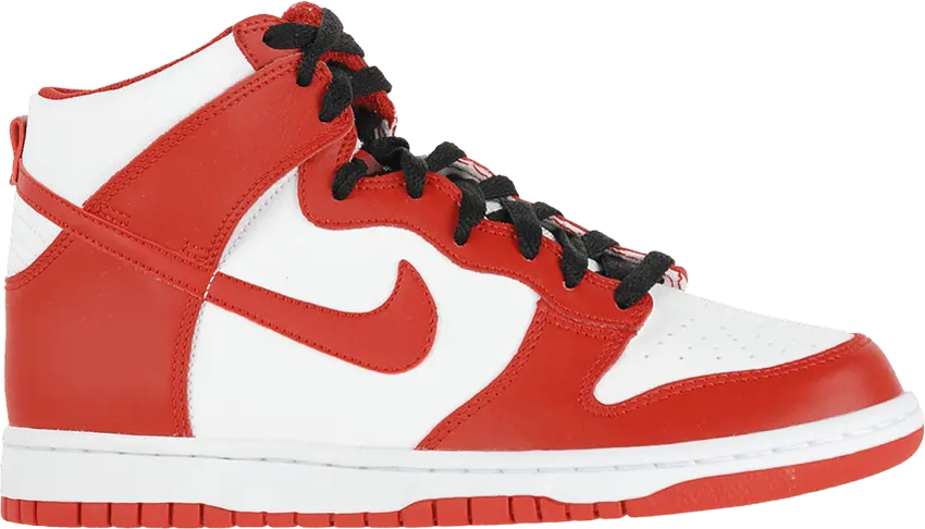  Nike Dunk High GS &#039;White Varsity Red&#039;