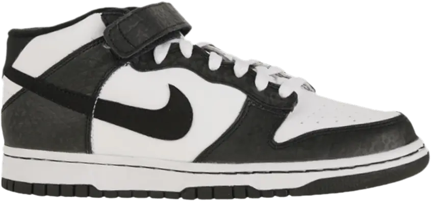  Nike Dunk Mid GS &#039;White Black&#039;