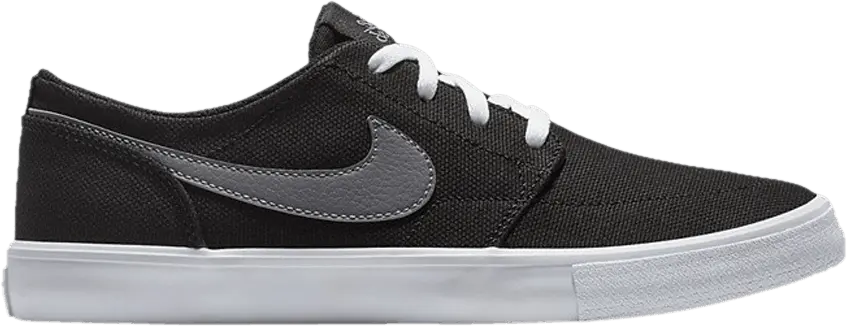  Nike Wmns Portmore 2 Solarsoft C SB &#039;Black Gunsmoke&#039;