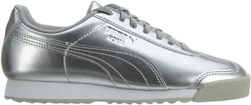  Puma Roma Jr &#039;Patent Silver&#039;