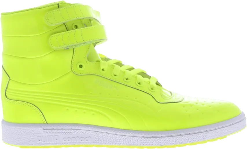  Puma Sky 2 High Patent Emboss &#039;Safety Yellow&#039;