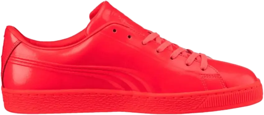  Puma Basket Classic Patent Emboss Red Blast