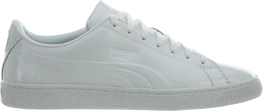  Puma Basket Classic Patent Emboss &#039;White&#039;