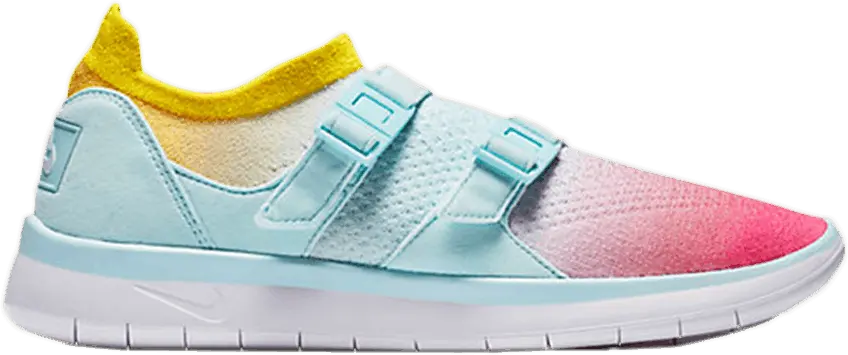 Nike Air Sockracer Flyknit White/Glacier Blue-Racer Pink (Women&#039;s)