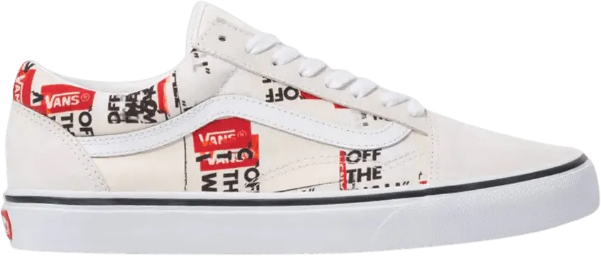  Vans Old Skool True White Packing Tape