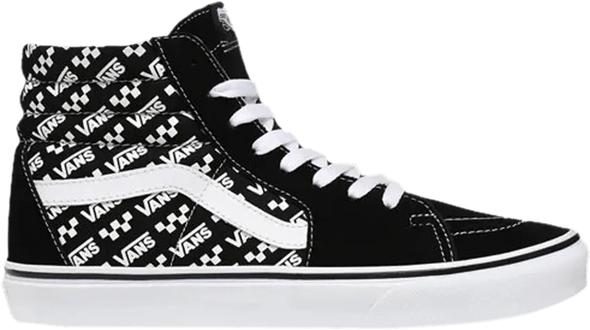  Vans Sk8-Hi &#039;Logo Repeat - Black&#039;