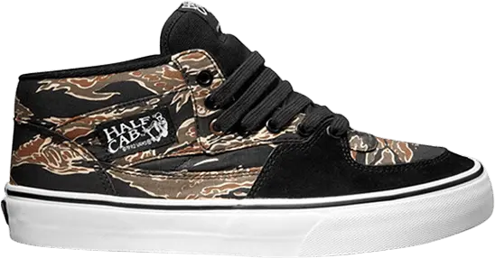  Vans Half Cab Tiger Camo Black