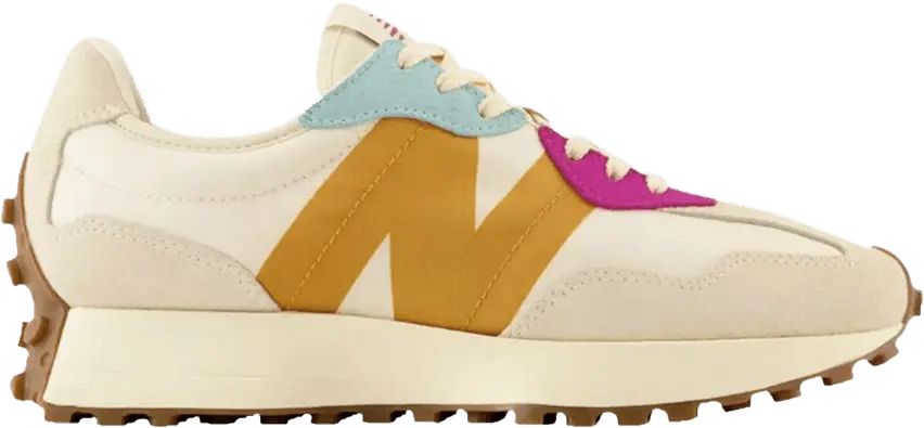  New Balance Wmns 327 &#039;Cream Fuchsia Blue&#039;