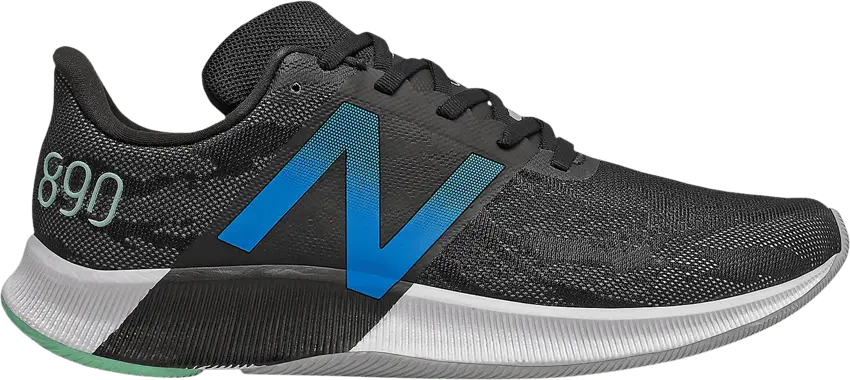  New Balance FuelCell 890v8 &#039;Black Neo Classic Blue&#039;