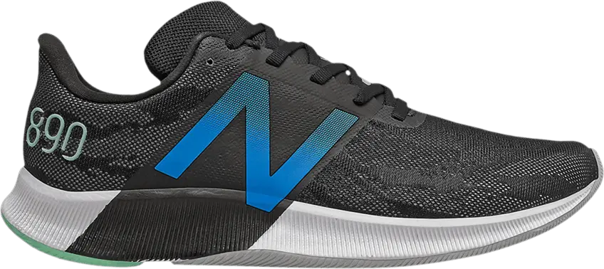 New Balance FuelCell 890v8 2E Wide &#039;Black Neo Classic Blue&#039;