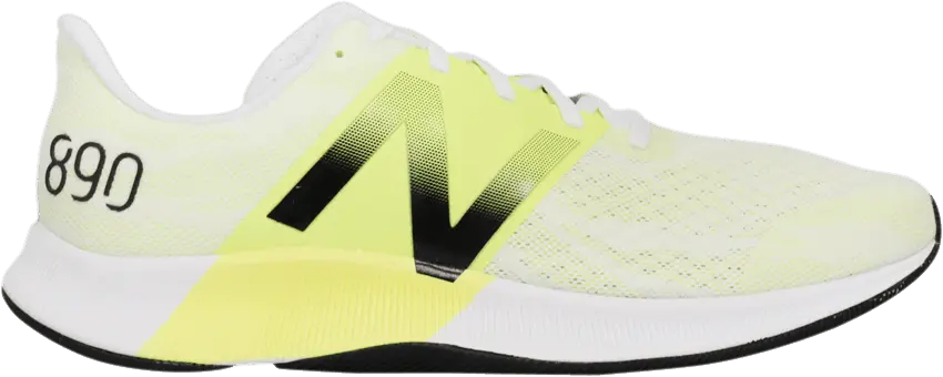  New Balance 890v8 Wide &#039;White Yellow&#039;