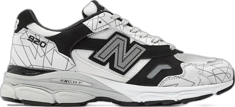  New Balance 920 MiUK White Black Pattern