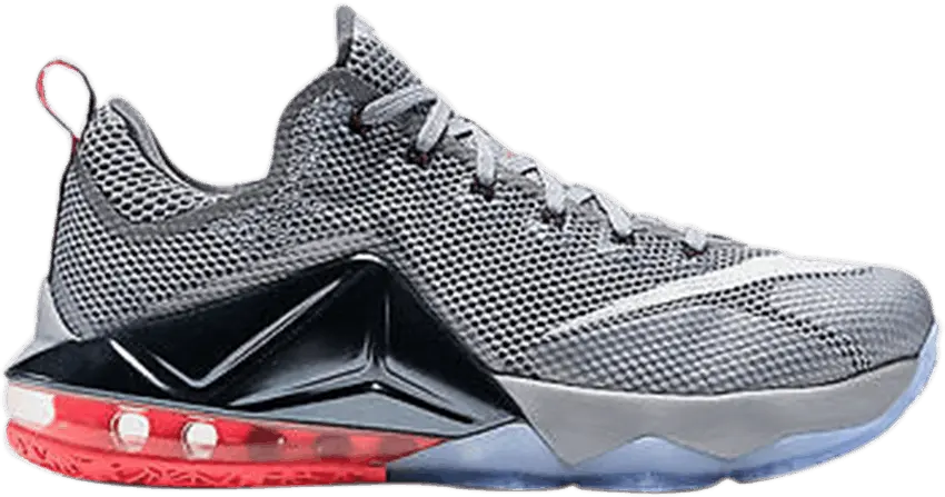  Nike LeBron 12 Low GS &#039;Wolf Grey&#039;