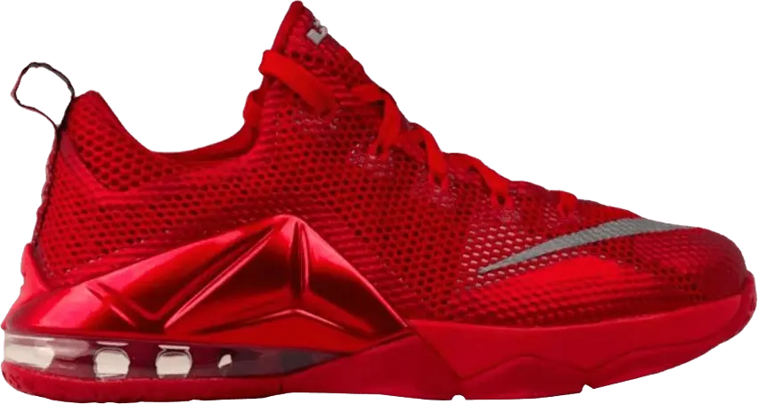  Nike LeBron 12 Low GS &#039;University Red&#039;