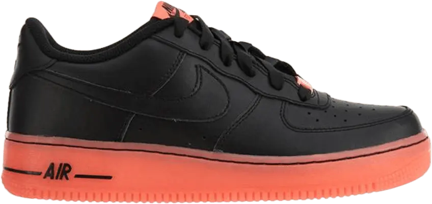  Nike Air Force 1 Premium GS &#039;Black Hot Lava&#039;