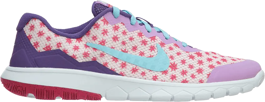  Nike Flex Experience 4 Print GS &#039;Prism Pink&#039;