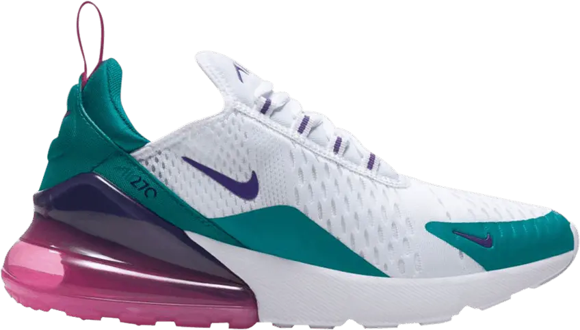  Nike Air Max 270 Bright Spruce Purple (Women&#039;s)