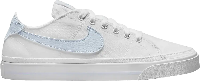  Nike Wmns Court Legacy Canvas &#039;White Football Grey&#039;