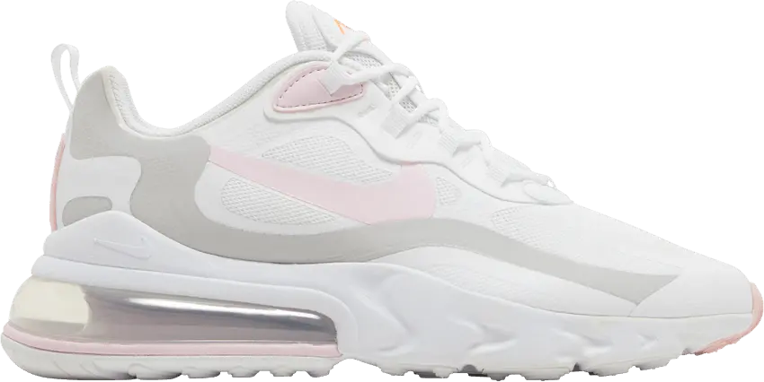  Nike Air Max 270 React White Pink Foam (Women&#039;s)