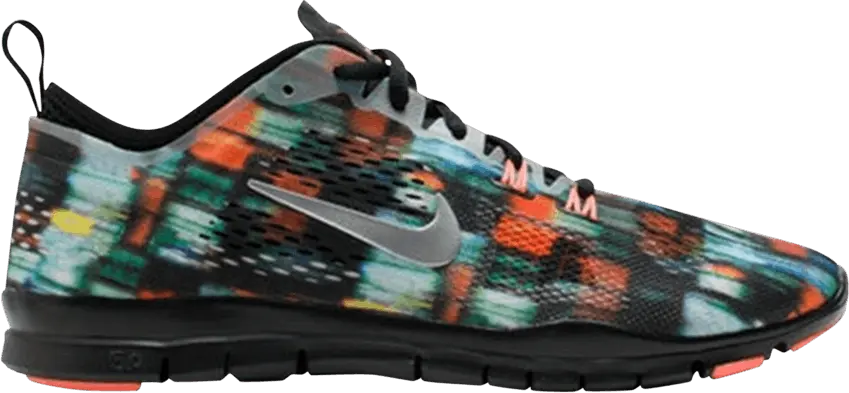  Nike Wmns Free 5.0 Trainer Fit 4 Print &#039;City Lights&#039;