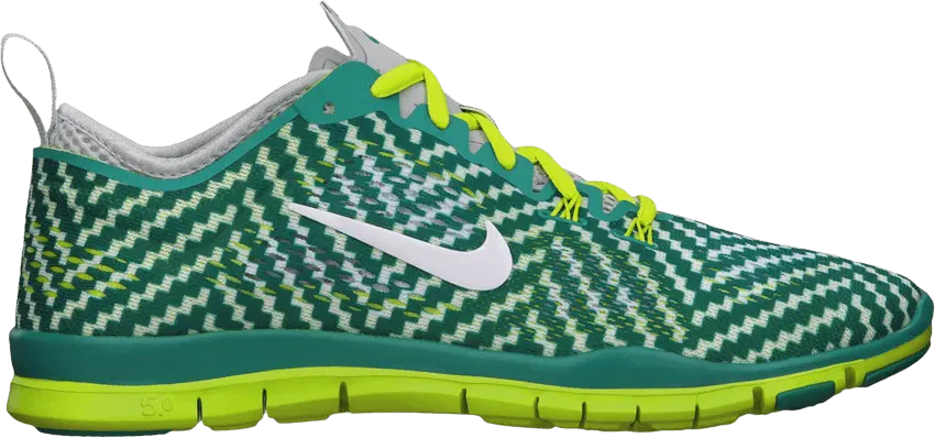  Nike Wmns Free 5.0 Trainer Fit 4 Print &#039;Turbo Green&#039;