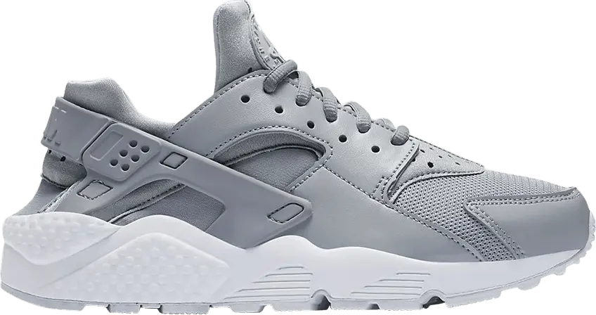  Nike Air Huarache Run Wolf Grey Pure Platinum-White (W)