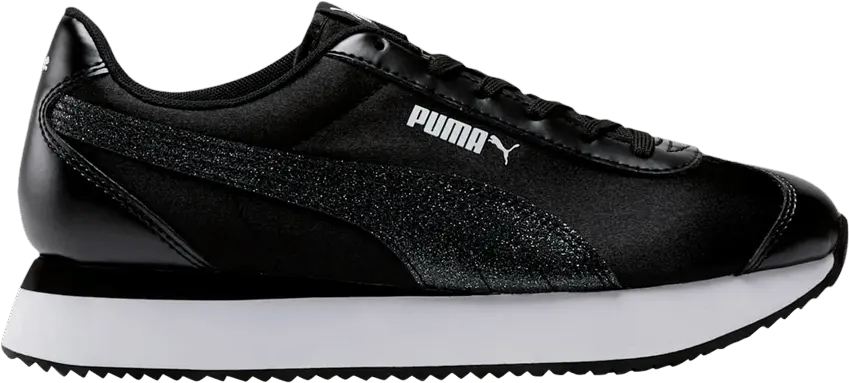  Puma Wmns Turino Stacked &#039;Black Glitter&#039;