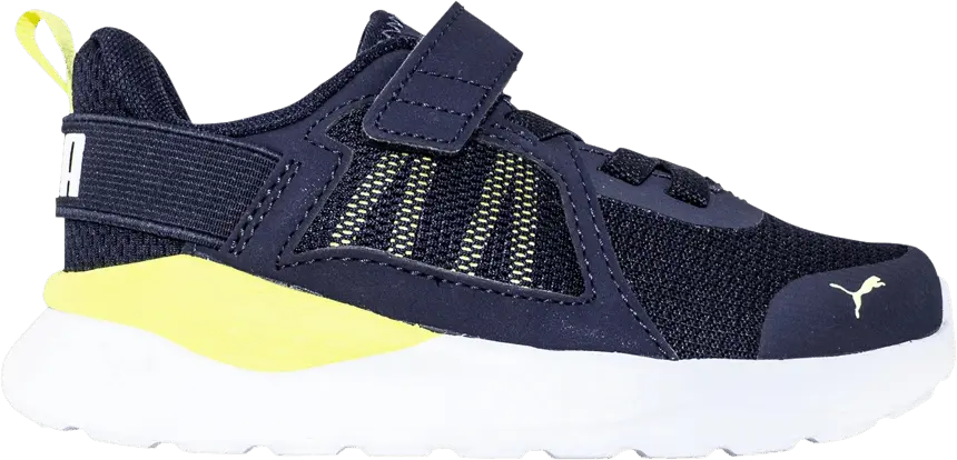  Puma Anzarun Knit AC Jr &#039;Peacoat Sunny Lime&#039;