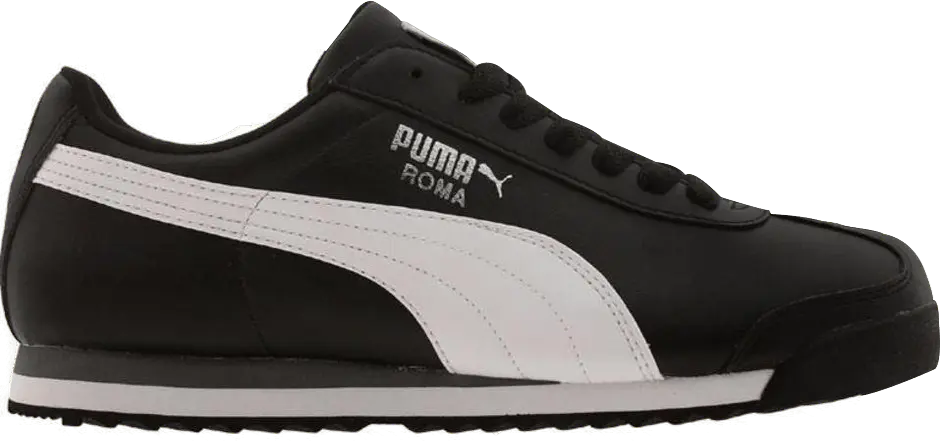  Puma Roma Basic Black-White-Puma Silver