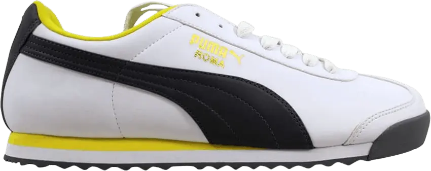  Puma Roma Basic &#039;White Yellow&#039;