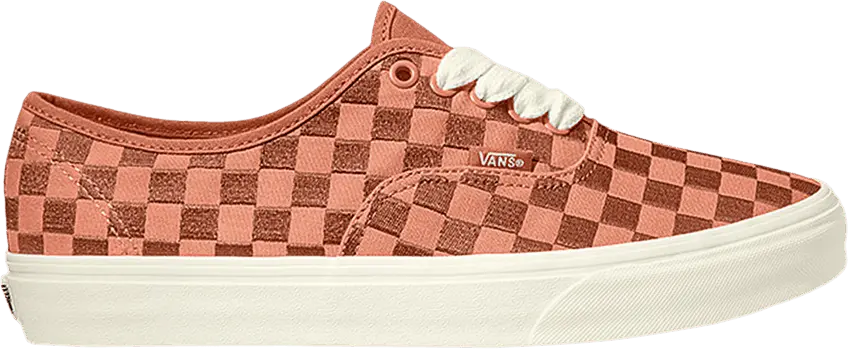  Vans Authentic &#039;Embroidered Checkerboard - Orange&#039;