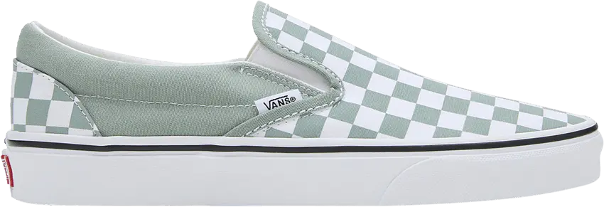  Vans Classic Slip-On &#039;Color Theory Checkerboard - Iceberg Green&#039;