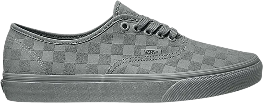  Vans Authentic &#039;Mono Checkerboard - Grey&#039;