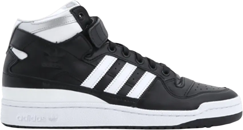  Adidas Forum Mid Refined &#039;Black White&#039;