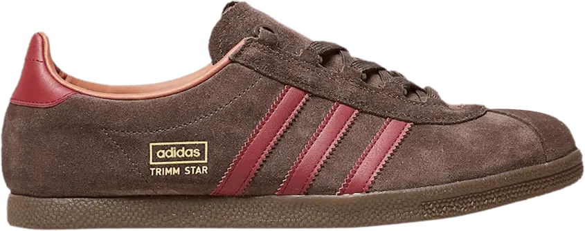  Adidas size? x Trimm Star &#039;Brown Collegiate Burgundy&#039;