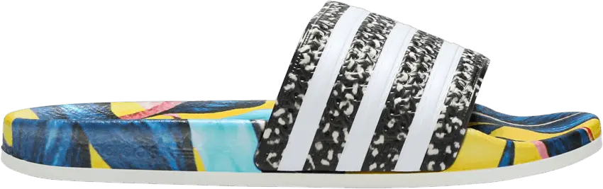  Adidas Wmns Adilette Slides &#039;Tropical Leaf Print&#039;