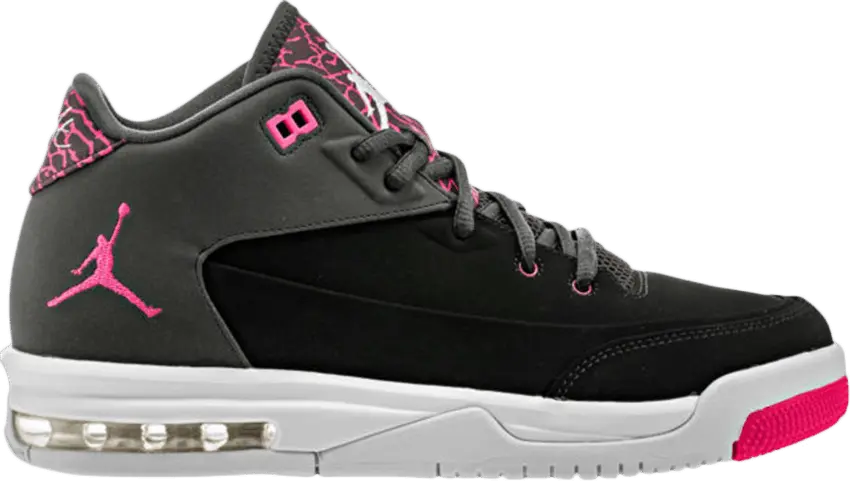  Jordan Flight Origin 3 GS &#039;Black Pink&#039;