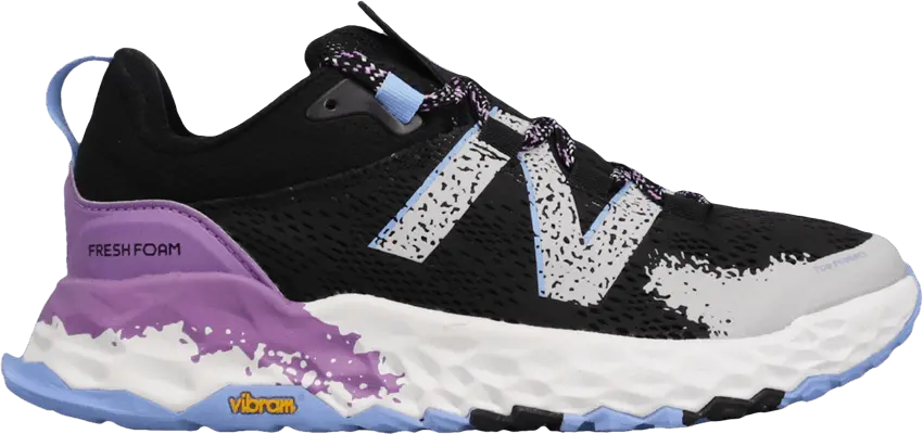  New Balance Wmns Fresh Foam Hierro Wide &#039;Black Grey Purple&#039;