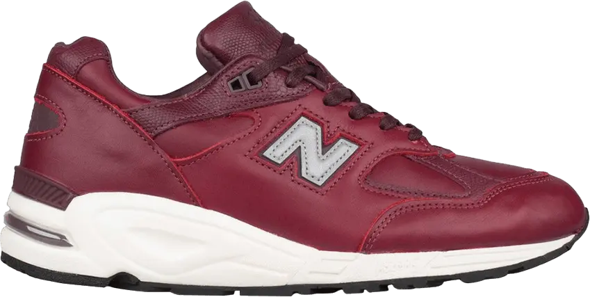  New Balance Horween Leather Co. x 990v2 Made in USA &#039;Burgundy&#039;