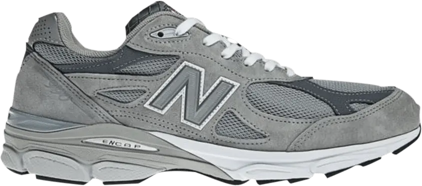 New Balance 990v3 Made in USA 4E Wide&#039;Grey White&#039;