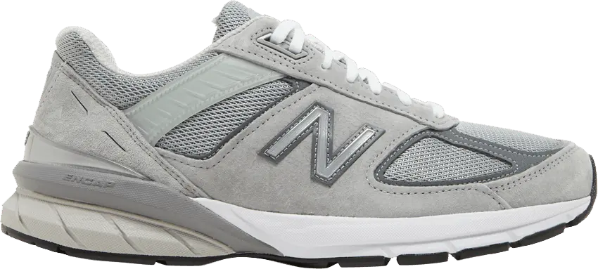  New Balance 990v5 Grey White (2E Wide)