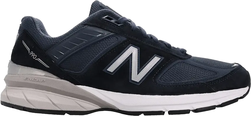  New Balance 990v5 Made In USA 2E Wide &#039;Navy Silver&#039;