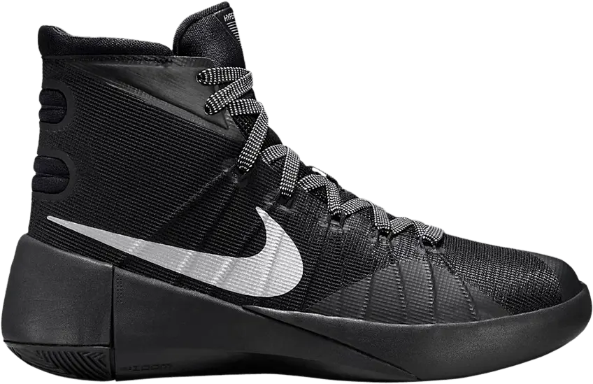  Nike Hyperdunk 2015 GS &#039;Black Metallic Silver&#039;